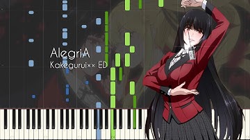 AlegriA「賭ケグルイ×× ED」ピアノ